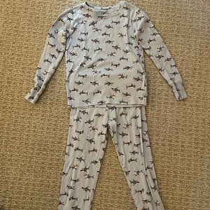 Gap Organic Cotton Size 8, Shark 🦈 with Santa Hat 🎅 PJ’s